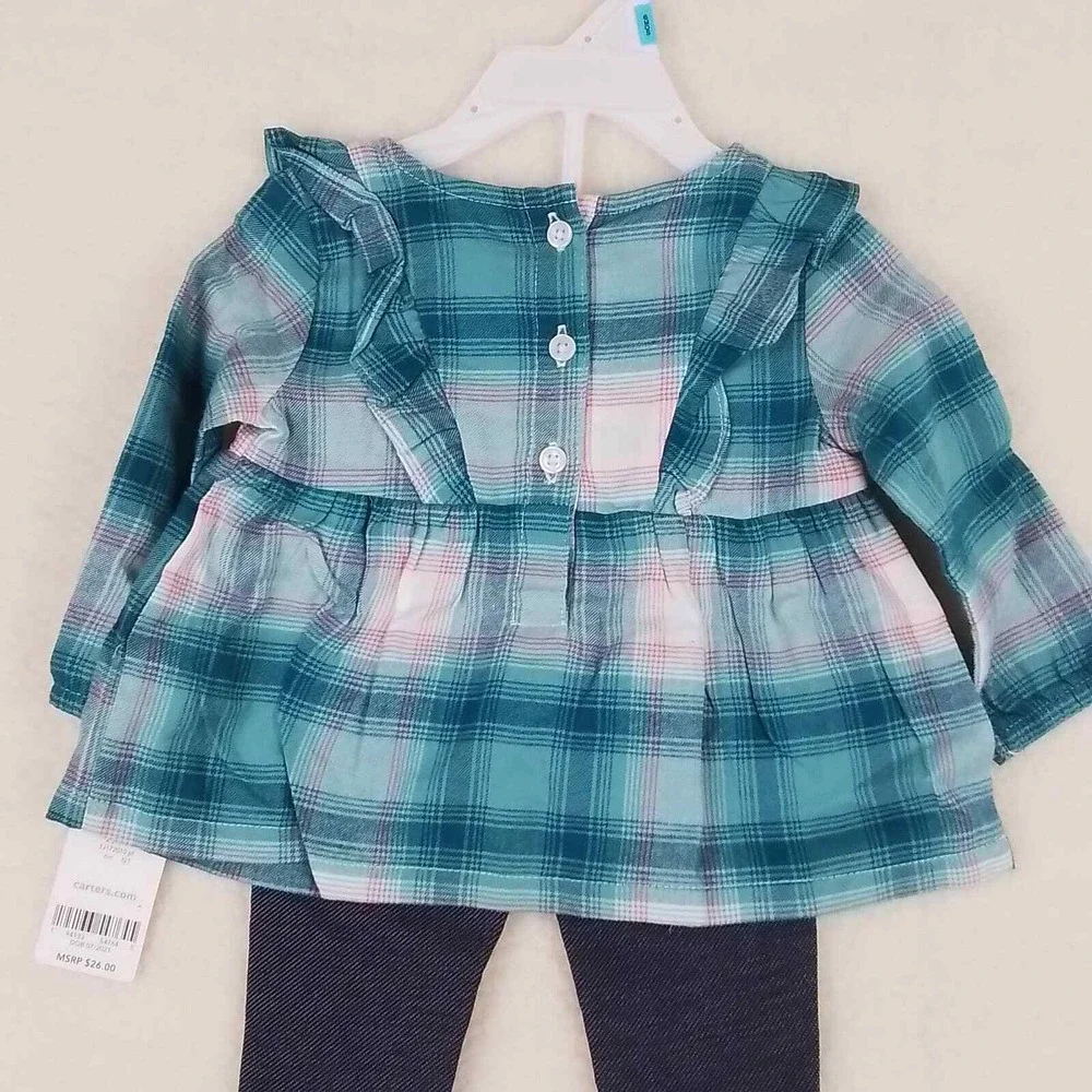 Carters features year plaid